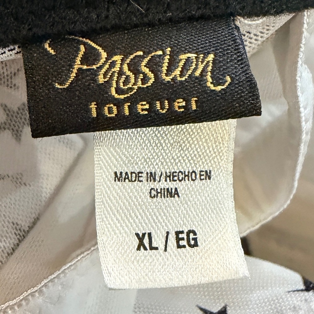 Passion Forever Star Print Corset Style Camisole Top XL, White, Black, Pink - Picture 8 of 14